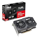 ASUS Dual Radeon RX 7600 V2 OC Edition 8GB GDDR6 Gaming Grafikkarte (AMD Radeon RX7600, PCIe 4.0, 1x HDMI 2.1, 3X DisplayPort 1.4a, DUAL-RX7600-O8G-V2)