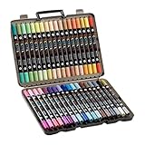 Sghtil Acryl-Marker-Set | Filzstifte mit feiner Spitze für Dekoration auf Glas, wasserdichte Materialien und schnell trocknende Materialien zum Malen auf Schuhen, Modellen und Details mit verblasstem