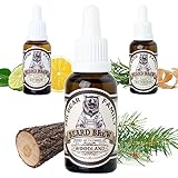 Mr Bear Family Bartöl Herren - Woodland - pflegt und unterstützt Bart Wachstum - nährreiches Bartpflege Öl mit Jojoba und Argan Öl - Bart Öl Man - Moisturizer Beard Oil for Men 30ml