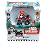 Carrera - 370400020 RC I Mario Kart I Mario-Quad 24GHz Ferngesteuertes Auto für aufregende Rennen I Original Lizenz I Bis zu 8 min Fahrzeit I Inkl. Luftreifen I EIN Muss für Mario-Fans