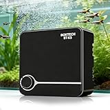 Boxtech 10W Aquarium Luftpumpe 4 Ausgänge, Sauerstoffpumpe mit einstellbarem Luftstrom, Leise Aquarium Pumpe für 10-150L Fischteich, Kompatibel mit EU-Stecker