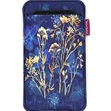 Arco Design Handytasche bertoni aus Filz und Stoff für Smartphone z.B. iPhone 15/14/14 Pro Max/13/13 Pro/12/11, Galaxy S23/S22+/S21+/S20, Redmi, Pixel 7/6 - Damen Handysocke Bunt (Midnight, XXL)