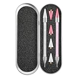 2 Stück Dotting Tools Für Steine Wachsstift Nagelpunkt Stift Strass Picker Diamantmalerei Verzierungsstifte Strass Picker Werkzeug Set Punktierung Werkzeug Nagel Für Diy Nagel Design