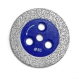 FACULX Gravur-Sägeblatt vakuumgelötet, mit M14-Flansch für Marmor, Granit und Kunststein (Schleifscheibe)