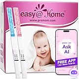 Easy@Home 50 Ovulationstest + 20 Schwangerschaftstest Frühtest - Empfidlich Kinderwunsch Fruchtbarkeitstests für Eisprung 25 mIU/ml und Schwangerschaftstests mit Optimaler Sensitivität