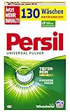 Persil, Universal Pulver, Vollwaschmittel, 130 Waschladungen, kraftvolle Fleckenentfernung für hygienisch reine Wäsche