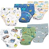 Heekcaa Töpfchen Trainingshose - 6 Stück Windelhosen Kinder Sie Ist Weich Und Waschbare Töpfchentrainingshose Mädchen Jungen (as3, Age, 4_Years, Regular, Blau)
