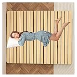 Bettlattenstütze für Doppel-/Doppel-/Queensize-Betten 190–200 cm, rutschfestes Kissen, rechteckige Matratze, Fundamentbett, Verstärkung, einfache Montage (80 x 200 cm)