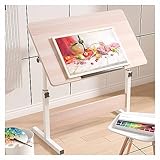 Höhenverstellbarer Künstler-Zeichentisch mit neigbarer Tischplatte für Studio, Kunst, Handwerk und Schreiben, professioneller Schreibtisch für Künstler und Designer