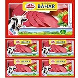 Egeturk Bahar Pastrami Rindfleisch Pastirma Salami türkischer Geschmack Halal Fleisch 100 g x 5 Stück von Pufai