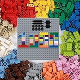 HUIZDQ 1000 Stücke Classic Bausteine Set, Geeignet für Jungen und Mädchen ab 6 Jahren, Kompatibel mit Allen Wichtigen Marken.