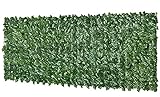 Künstliche Hecken, 1,5 m x 14 m, Gartenzaun mit 4 Höhenoptionen für Wand, Landschaftsbau, Heckenwand für Hofdekoration (Größe: 1,5 x 14 m)