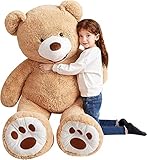 Gigantischer Plüschteddybär - Riesiger Kuschelweiches Stofftier zum Spielen und Liebhaben für Groß und Klein (160 cm)