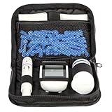 GENCAM Diabetes-Versorgungskoffer, Diabetiker-Organizer, Tragetasche, tragbares Diabetes-Test-Set, Reise-Blutzuckermessgerät, Glukometer-Aufbewahrungstasche, Glukose-Monitor-Tasche (nur Hülle)
