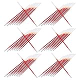 HAPINARY 300 Stück Rote Gel-tintenpatronen Feine Spitze Nachfüllpatronen Für Schreibgeräte Professionelle Kugelschreiber Nachfüllungen Glatte Tinte Für Unterschriften Notizen Und