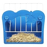 TOYANDONA Große Kapazität Kaninchenfutterhalter aus Langlebigem Kunststoff Sicheres Heufutter Rack mit Abnehmbarem Design Stabiler Käfigständer für Meerschweinchen und Chinchilla Stilvoll