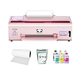 Procolored K13 Lite A3 DTF Drucker 13 Zoll für T-Shirts, Weißtinten Zirkulation, Infrarot Druckkopfschutz, 1440 DPI, Transferdrucker für DIY Textildruck, Pink