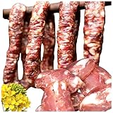 Gereifte Schweinswurst „Palcówka“ – Mit Kräutern mariniert und trocken gereift – Traditionelle luftgetrocknete Wurst vom Schwein – Ohne Zusätze – 2 Stück x 200 g (400 g Gesamtgewicht)