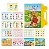 Russisches Sprechendes Kinderbuch | Russisches Alphabet Lernbuch,Interaktives Lernspielzeug Für Vorschulkinder Anfänger Pädagogen Sprachbegeisterte Mädchen Heimschule