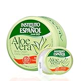 Instituto Español Aloe Vera Creme, Feuchtigkeitscreme, Körpercreme für Hände, Füße, Creme für trockene Haut, Gesichtscreme für den täglichen Gebrauch, Reiseset 430ml