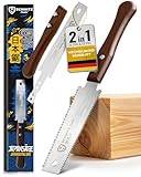 SCHMITZ.Tools Japansäge Handsäge Holz - Japanische Zugsäge - Extrem scharf, Doppelseitig 11/17 TPI - Japan Säge - Glatte & kontrollierte Schnitte - Japanese Saw – Japansäge Klein - Dunkler Griff