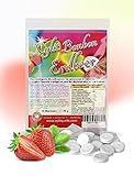 Xylit Bonbons | Tschüß Karies: 35 Zahnpflegebonbons mit 100% Birkenzucker Xylit | zuckerfrei, zahnfreundlich, vegan, einzeln verpackt | Erdbeergeschmack