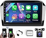 CAMECHO Android 11 Carplay Autoradio für VW Jetta 2013-2017, Autoradio Doppel Din mit Navi Wireless Android Auto Bluetooth Freisprecheinrichtung WiFi HiFi FM/RDS Radio Mirror Link Rückfahrkamera