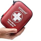 Outdoor Panda Notfall Erste Hilfe Set mit Inhalt aus Deutschland nach DIN 13167 | inkl. Notfallbeatmungshilfe & Burnshield-Gel für Brandwunden