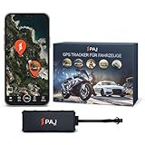 PAJ GPS - 4G Mini GPS Tracker für Motorrad, Auto und Fahrzeuge - Diebstahlschutz, Live-Ortung, Sofortalarme, extra klein, 365 Tage Streckenspeicher, einfach Anbringung mit Direktanschluss 9-75 V