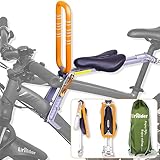 UrRider Kinderfahrradsitz, für Mountainbikes, Kinderfahrradsitz vorne, Faltbare, Ultraleicht Tragbar, Werkzeuglos, Schnellspanner, Upgrade, für Kinder von 2 bis 6 Jahren