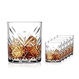 Sahm Whisky Nosing Gläser Set 6 teilig 200ml - Kleine Trinkgläser - Timeless Whiskey Gläser Set - Auch ideale Gin & Rum Gläser