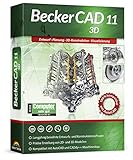 Becker CAD 11 3D für Windows 10 8 7 | Cad-Software für Architektur, Maschinenbau, Modellbau und Elektrotechnik | 3D CAD Programm kompatibel mit Autocad