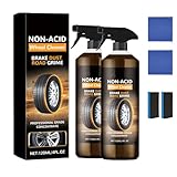 Wheelblaze Felgenreiniger,wheelblaze Radreiniger,wheel Cleaner, Cleaner Felgenreiniger,Vielseitiger Und Leistungsstarker Rostumwandler, Autoreifen-Gummireiniger, Rost Entfernen,Schnelle Politur-A