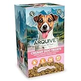 Arquivet – Cremige Hundeleckerlis – Cremiger Lachs-Snack (12 Beutel à 5 ​​x 15 g) – für Hunde