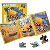 LUMIN TUTU Magnet Puzzle ab 3 Jahre, 20/25/30 Teile Kinderpuzzle 2 in 1 Magnetpuzzle & Magnetspiel ab 2 3 4 5 Jahre, Reisespiele Lernspielzeug und Kleine Geschenke für Kinder(Märchen)