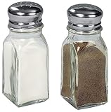 Fackelmann Menage Pfeffer/Salz, Glas, transparent