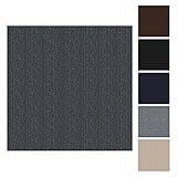 CUCOS Teppichfliesen zum Aufkleben, Quadratische Teppichbodenfliese 30x30cm, Weicher Gepolsterter Selbstklebender Teppich, 10 Fliesen