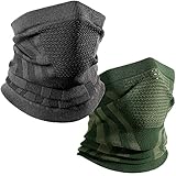 WTACTFUL Schlauchschal Winter Halstuch Halswärmer Warm Winddicht Ski Nackenwärmer Skimaske Schlauchtuch Sturmhaube für Laufen Radsport Herren Damen Motorrad Fahrrad Alle Schwarz Grün