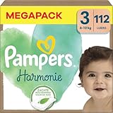 Pampers - Harmonie - Größe 3 - Megapack - 112 Stück - 6/10 KG