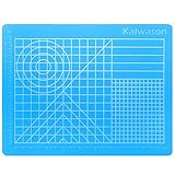 3d Stifte Unterlage Silikon matte, 3d Stifte Zubehörteil 27 * 21.5cm Durchscheinend Blau Zeichenwerkzeug mit Basisvorlagen für Kind und Anfänger, Geschenke zum Kindertag