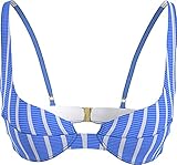 Tommy Hilfiger Damen Balconette Uw Bikini, Hilfiger Stripe Wonder Blue, 75B