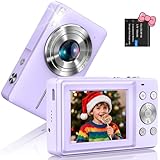 Digitalkamera Fotoapparat 1080P 44MP Fotokamera mit 16X Digitalzoom Tragbare Kompaktkamera Vlogging Digitalkamera für Kinder Teenager Anfänger