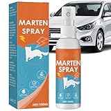Qunkun Marderabwehr, Marderspray für Auto, Dachboden & Haus 100 ml, Sofort- & Langzeitschutz zur effektiven Marder Abwehr, von Mardern als wirksame Alternative zur Marderfalle
