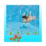 AiDeHuaKeJi 2 Stück 2.5m Pool Spielzeug Kinder, Tauchringe für Kinder ab 5 6 7 8 9, Tauchspielzeug Pool Zubehör Spaß, Poolspielzeug Poolparty Geschenk 5-12 Jahre Wasserspielzeug