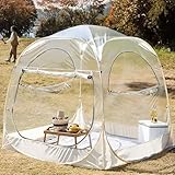 Pop Up Bubble Zelt, für Pavillons und Garten Tragbares Iglu-Zelt - Klares, transparentes Campingzelt, wetterfest und kältefest Sternenzelt