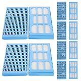 BELLIFFY 12 Stück Ersatzfilter für Katzenbrunnen mit Aktivkohle Wasserfiltermatte für Haustierbrunnen Geräuscharme Filtertechnik für Sauberes Trinkwasser Von Katzen und Hunden