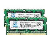 16GB Kit (2x8GB) DDR3/DDR3L 1333MHz SODIMM PC3/PC3L 10600S 8GB 204-Pin Non-ECC CL9 2Rx8 Dual Rank Notizbuch Arbeitsspeicher