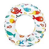 Intex Kinder Lively Print Swim Rings Lively Print Swim Rings, Pink Octopus/Coral Reef Fish/Realistic Starfish, 51, 59230NP