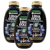 Reinigendes Shampoo, magnetische Kohle & schwarzes Samenöl von Nigella für fettige Haut, trockene Längen, entfernt sofort Verunreinigungen und spendet Feuchtigkeit, 72 Stunden, 250 ml (3 Flaschen)