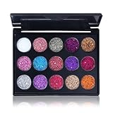 Glitzer Lidschatten Palette Langlebig Mit Auswirkungen Augenfeiertag Make Up Schimmer Wasserdichte Lidschatten Lidschattenpulver